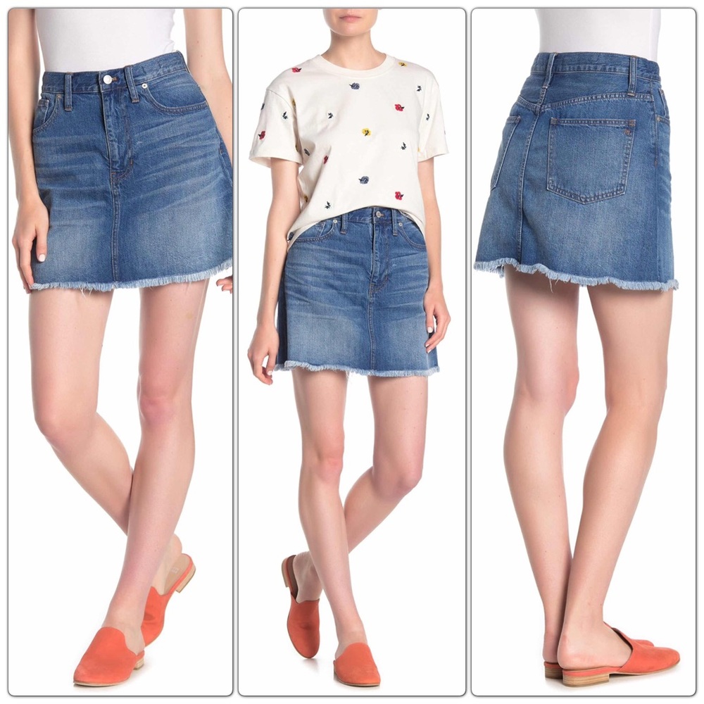 Madewell McCarren Denim Skirt
